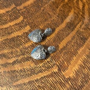 Silver Heart Earrings